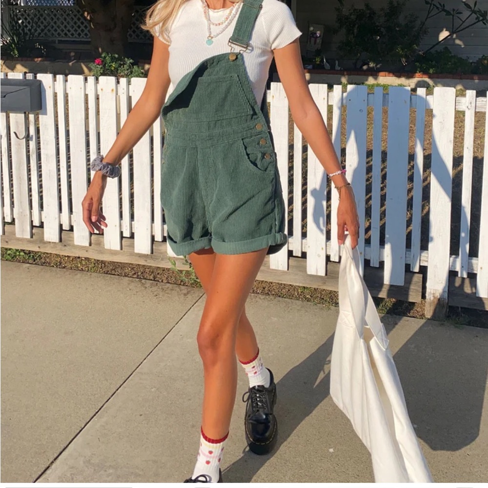 army green overalls